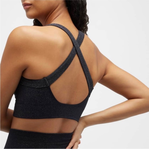 Free People Keep it Movin Lurex Cami XS - Picture 2 of 8